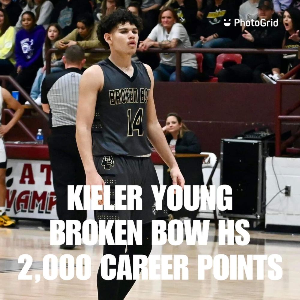 Kieler Young Broken Bow HS 2,000 Career 